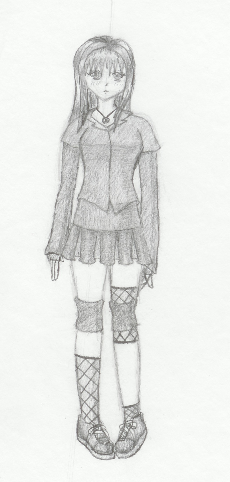 Rei in her 'School outfit'