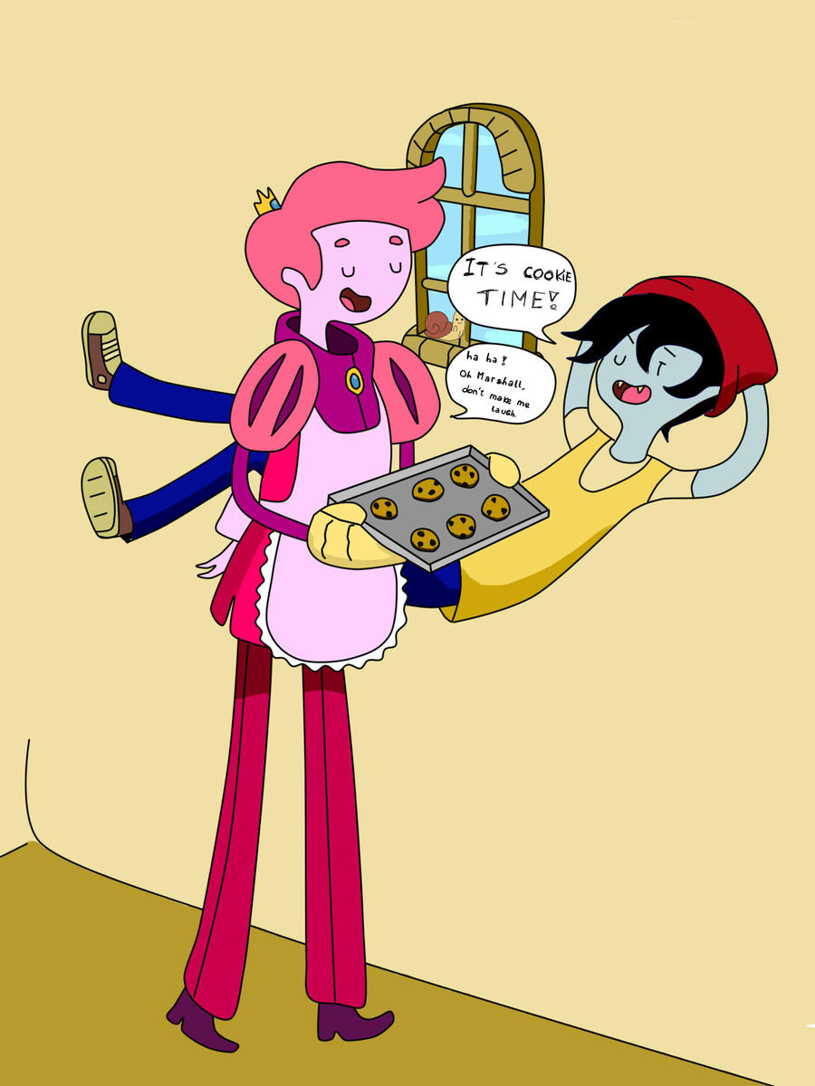 Cookie time with Marshall Lee and Prince Gumball