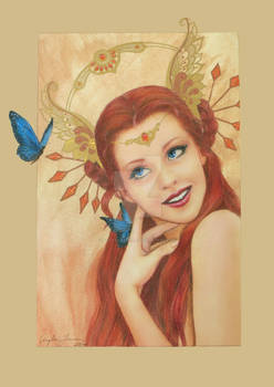 Garden Of Winged Things Signed