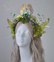 Green Absinthe Fairy Queen Crown