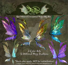 Kira Fairy Wings Stock PNGs Overlays