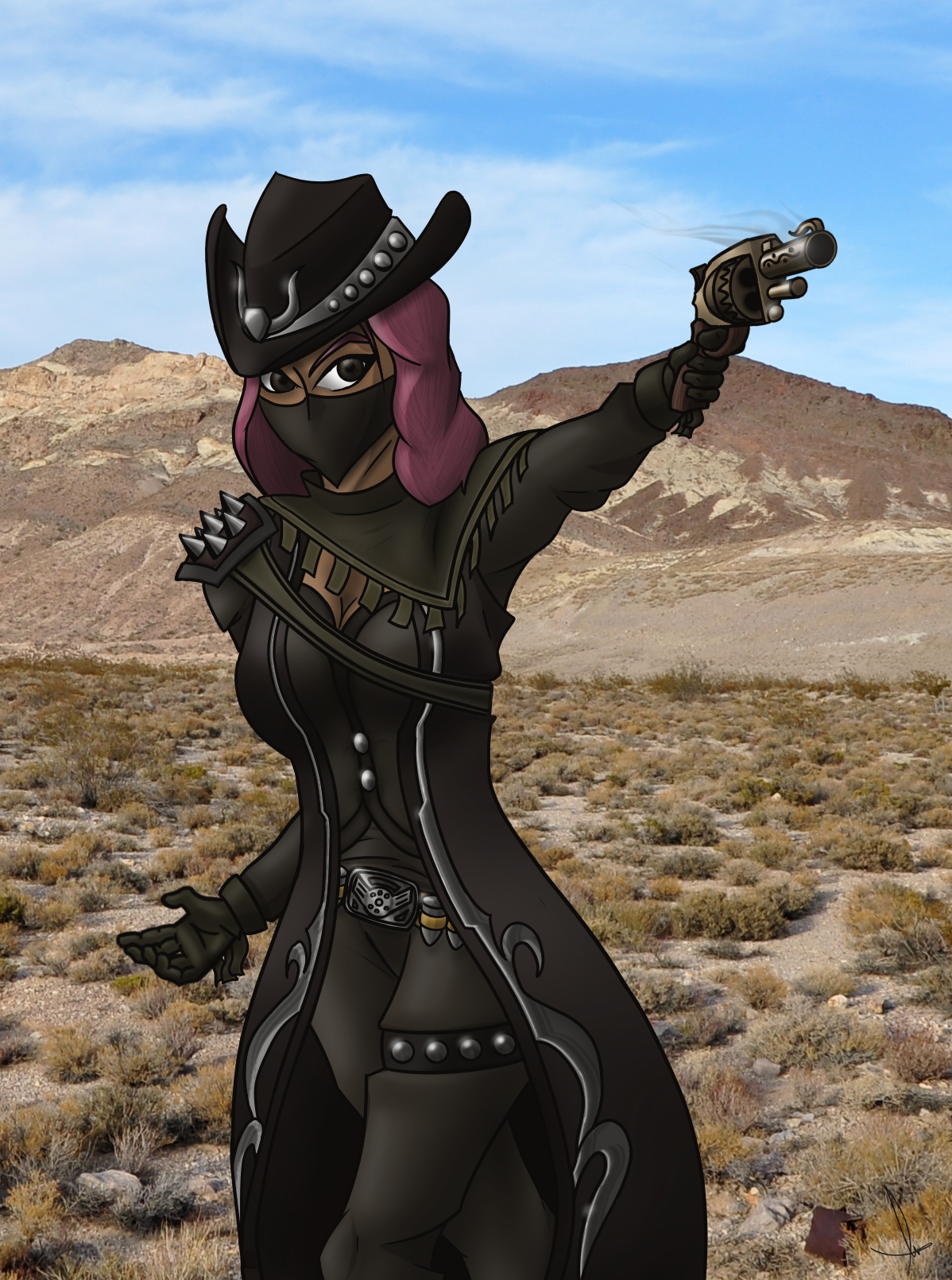 Byba: Calamity Fortnite Skin Drawing