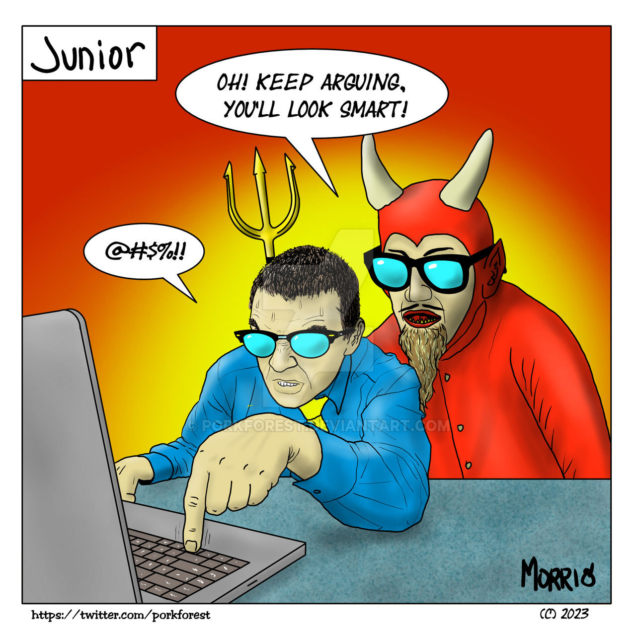 Junior - Keep Typing by Porkforest on DeviantArt