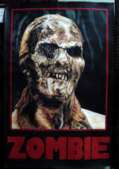 Zombie movie poster