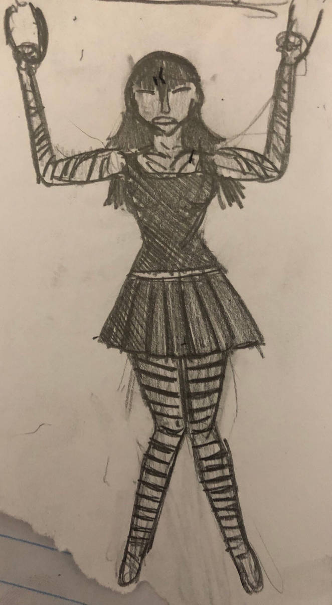 A girl trapped in chains by MakairodonX on DeviantArt