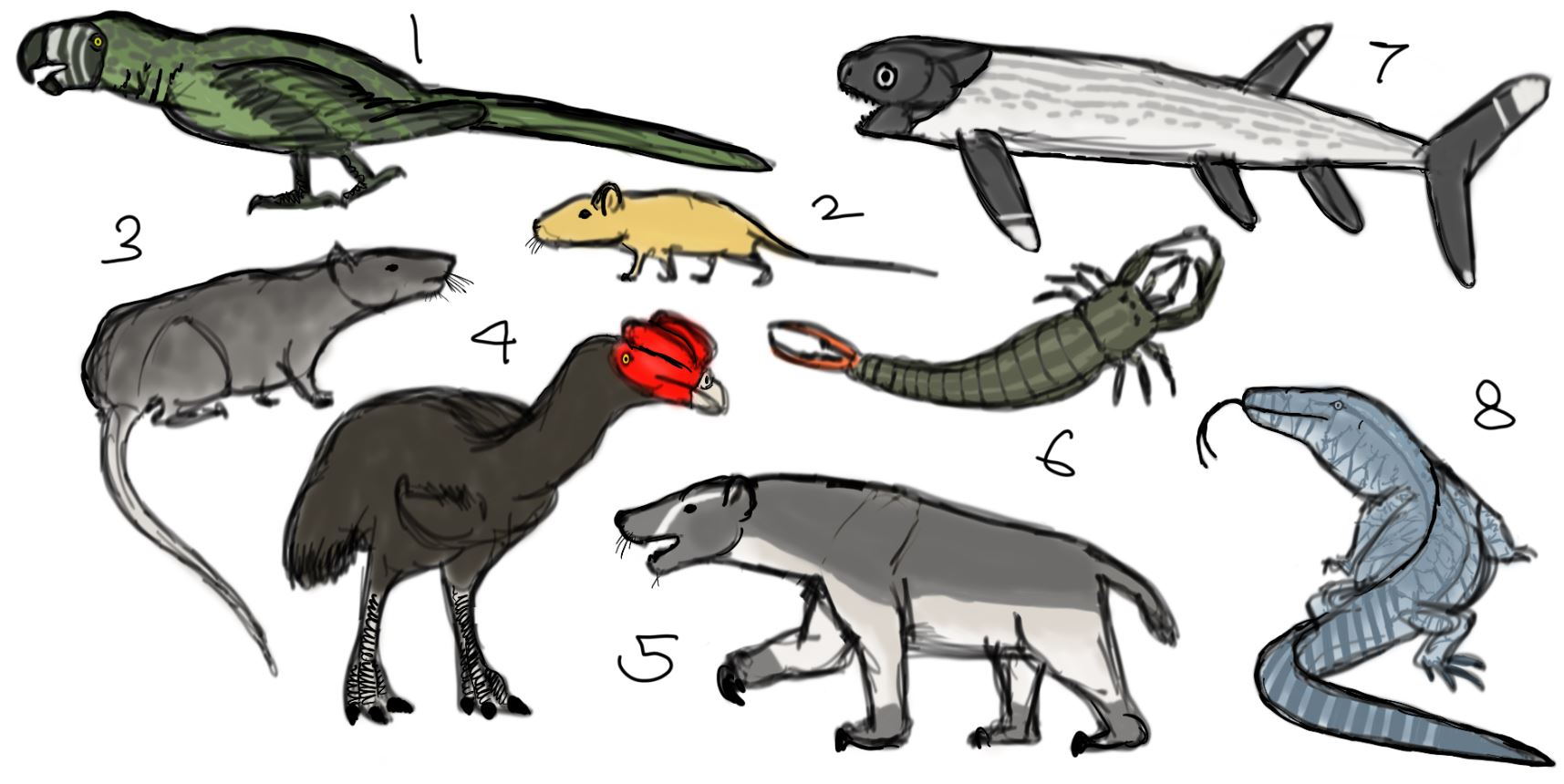 Mars Native Raptors Some Animals of Mars ll Part One by MakairodonX on DeviantArt