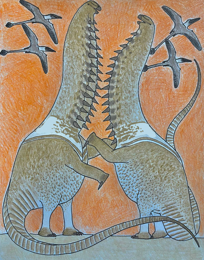 Intimidation Lizard A Deceptive Lizard Fight by MakairodonX on DeviantArt