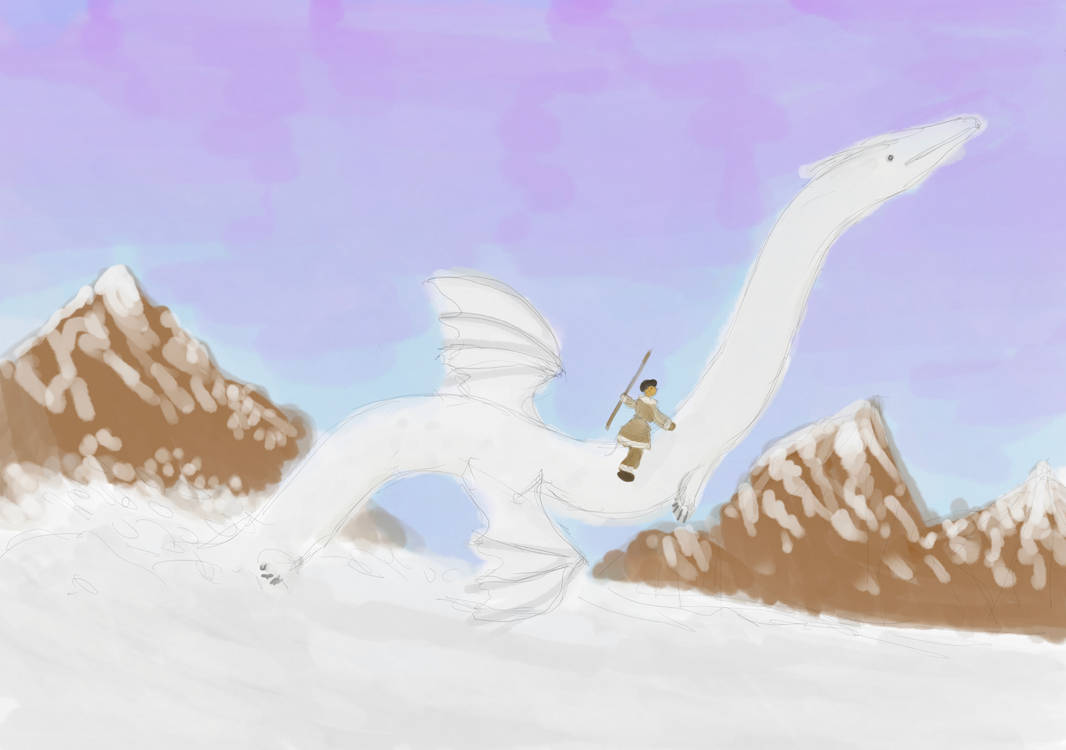 Riding the Snow Dragon by MakairodonX on DeviantArt