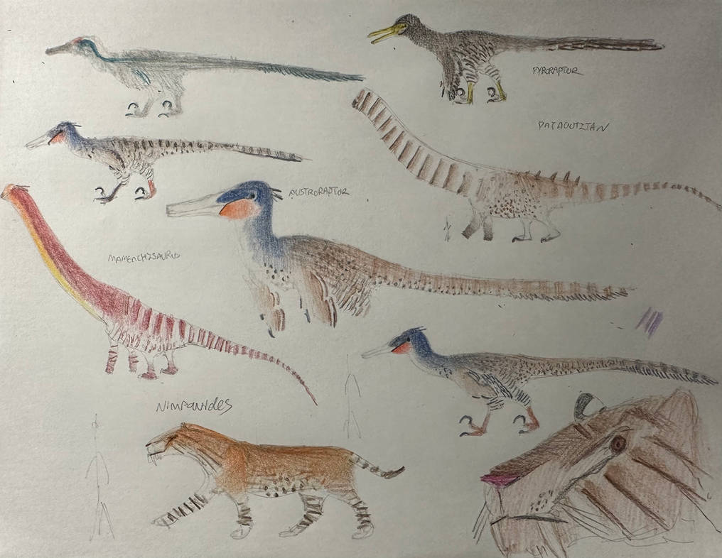 Random creature concept sketches 1 by MakairodonX on DeviantArt