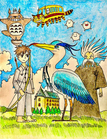 The Boy and the Heron - Warawara! by Gemhunter178 on DeviantArt