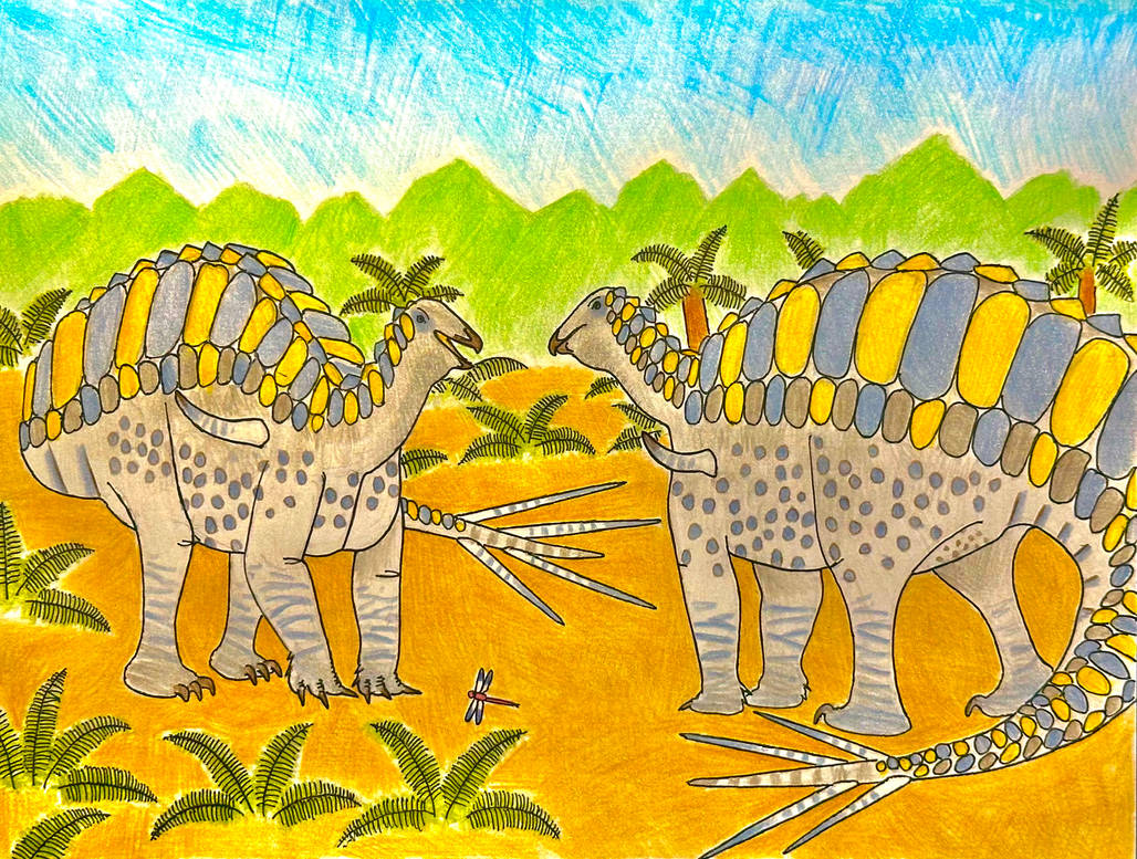 Moroccan Shield Lizards Squaring Off by MakairodonX on DeviantArt