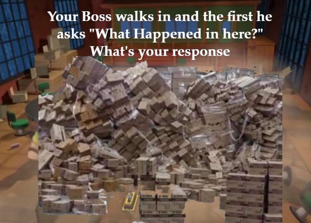 Boxes Work Meme Factory buried in Boxes meme by zacharydykeman on DeviantArt