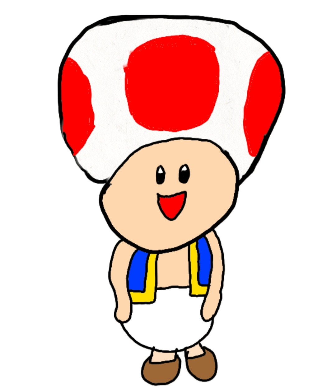 Super Mario Bros: Toad by zacharydykeman on DeviantArt