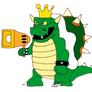 King Koopa uses his Megaphone (FlipaClip)