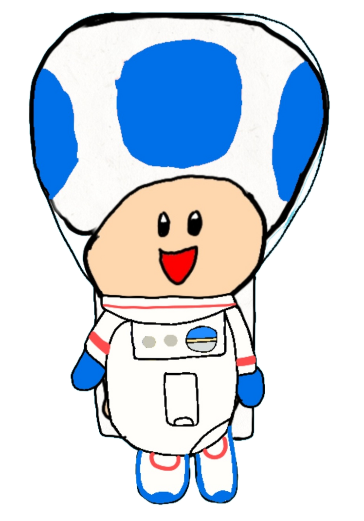 Blue Toad Astronaut (FlipaClip) by zacharydykeman on DeviantArt