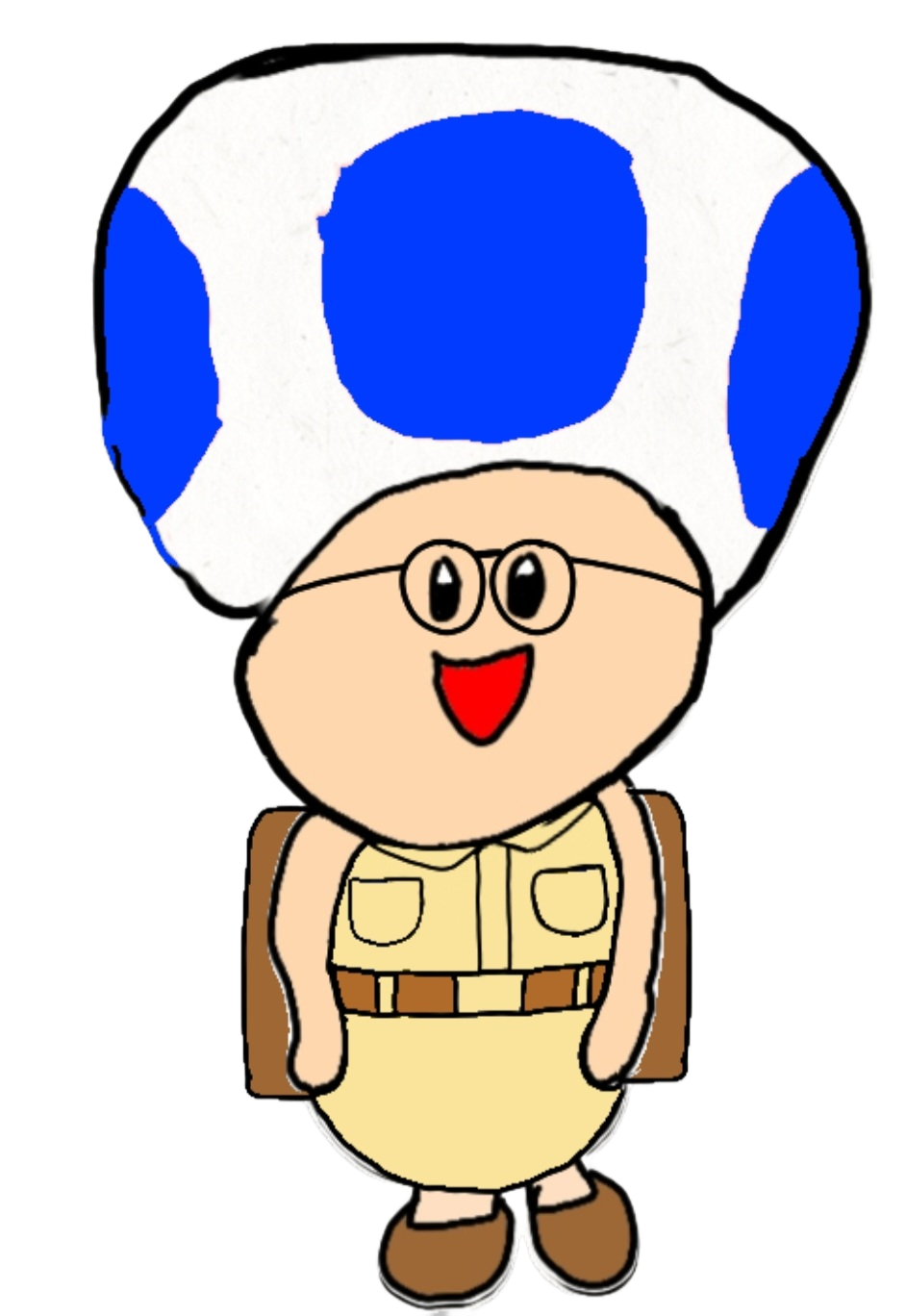 Blue Toad (Captain Toad Treasure Tracker) by zacharydykeman on DeviantArt