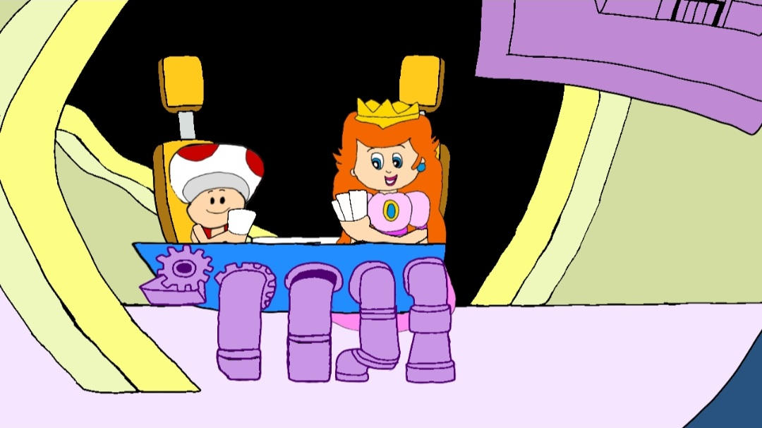 Princess Toad Racing Toad and Princess Toadstool play Cards (FlipaClip) by zacharydykeman on ...