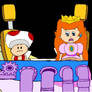 Toad and Princess Toadstool Fasten their Seatbelts