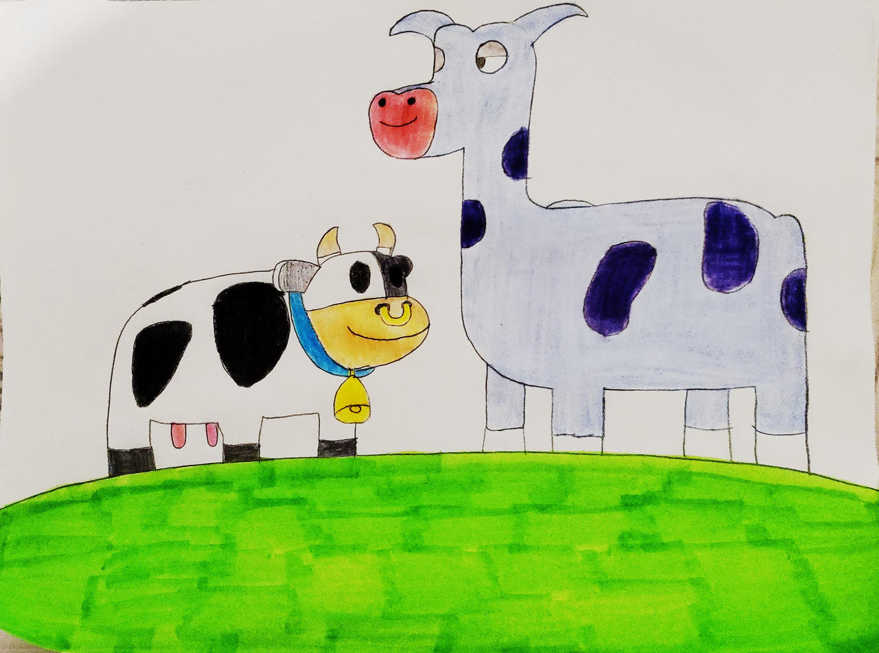 Moo Moo and Cowazaurus by zacharydykeman on DeviantArt