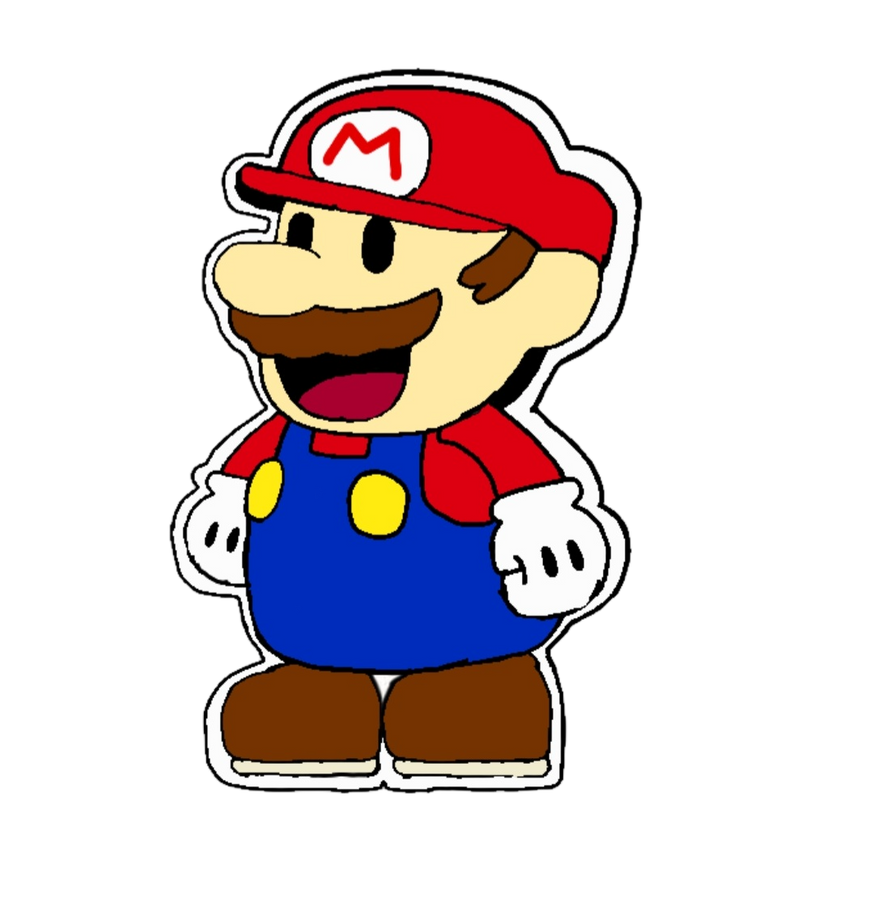 Paper Mario Clapping Paper Mario (FlipaClip) by zacharydykeman on DeviantArt