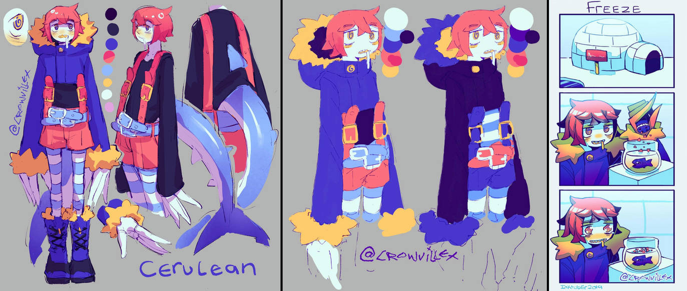 Cerulean concepts by CROWVILLEX on DeviantArt