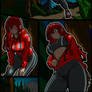 Ruby Wolfs Out P1 (Female Werewolf Transformation)