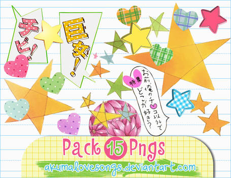 Pack 15 pngs