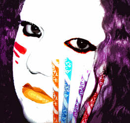 Pixie Stix and Face paint 2