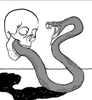 Skull and Snake