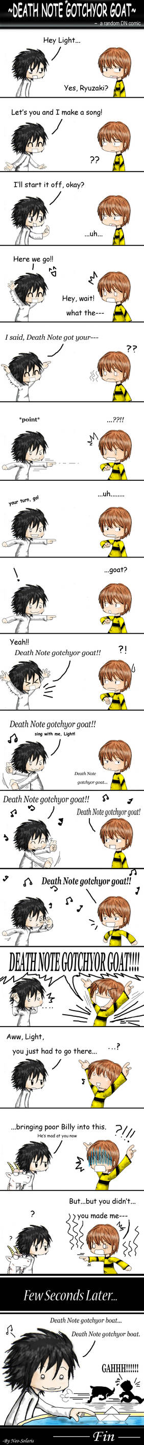 Death Note Got Your Goat