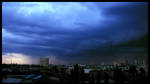 Storm over Warsaw by BlasTek
