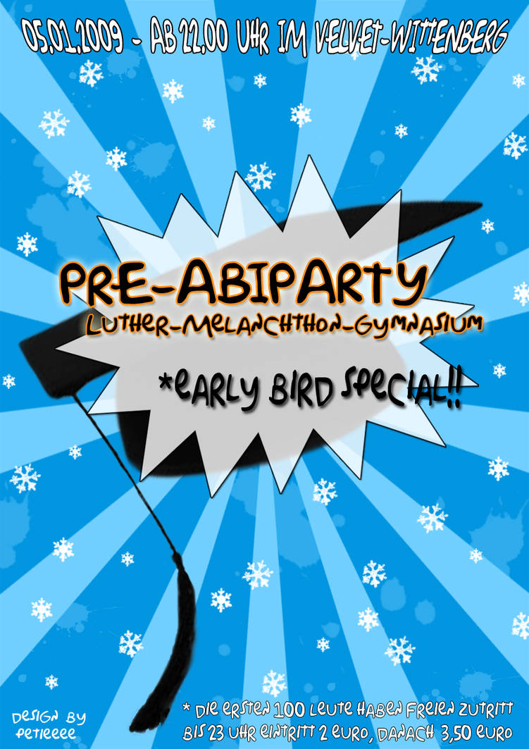 flyer pre abi-party by spL1zZ on DeviantArt