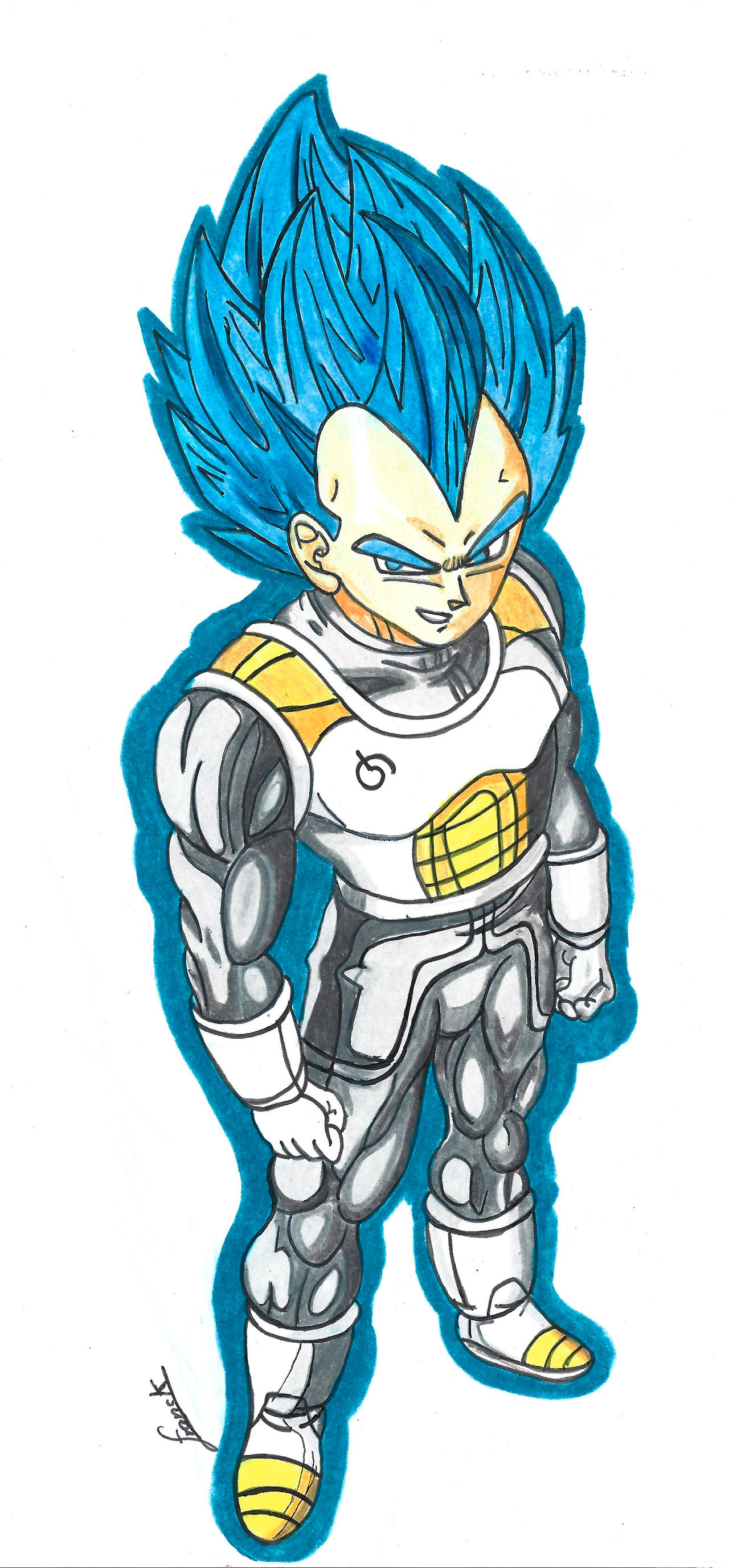 Vegeta Blue by francky-Art on DeviantArt