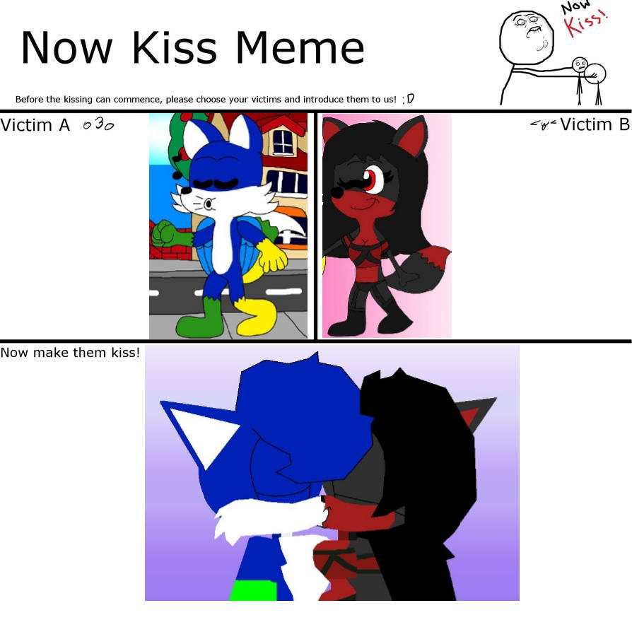 Now Kiss Meme Nick X Danielle 2 by Gamingfan1935 on DeviantArt