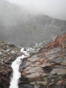 Waterfall at Crow's Pass 2