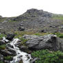 Crow's Pass Stream Waterfall 1