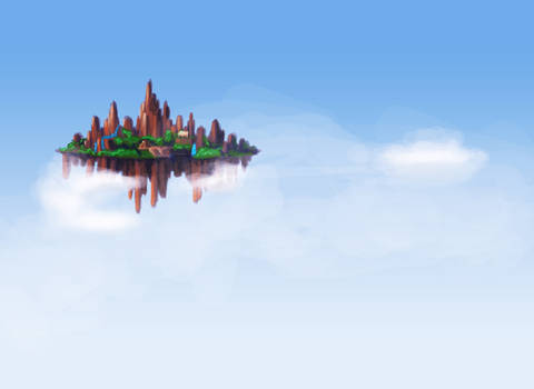 Floating Island by rooteh
