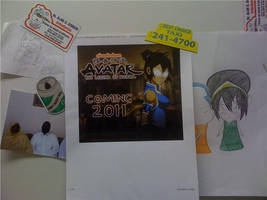 Korra's on mah fridge 8D