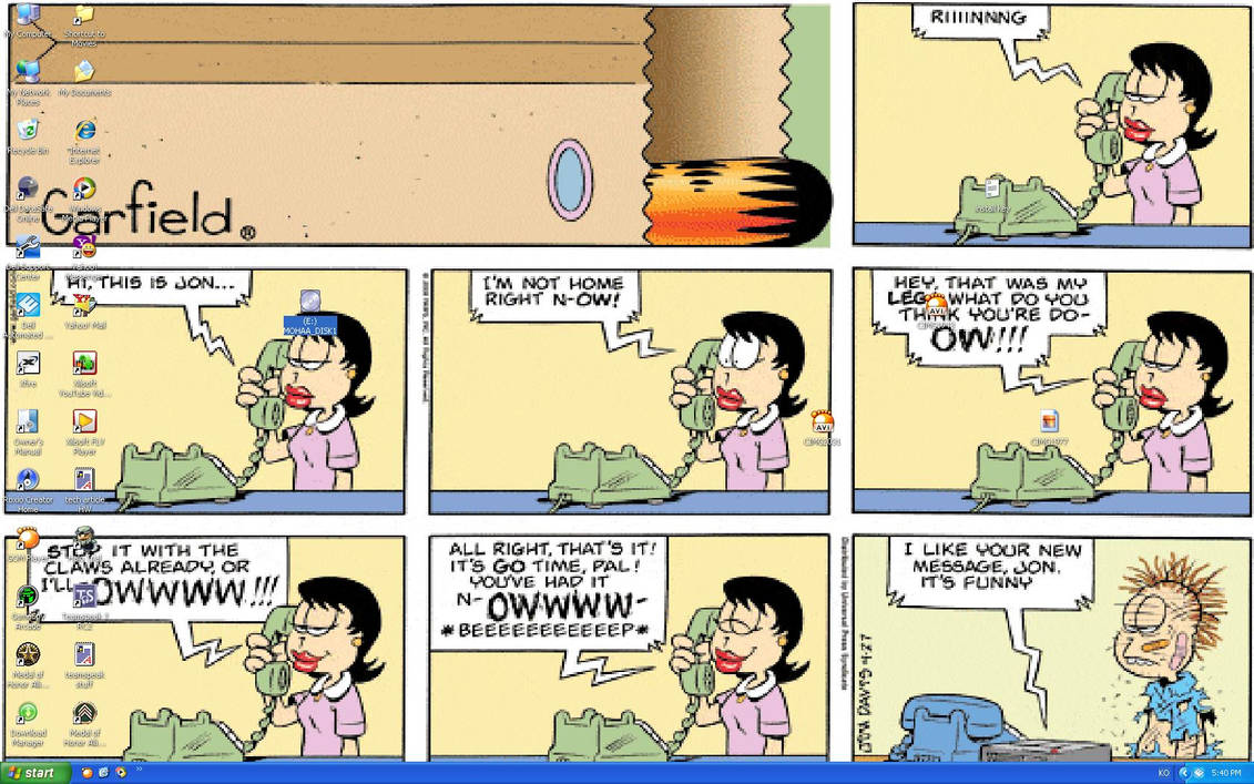 Garfield Desktop by Kisame657 on DeviantArt