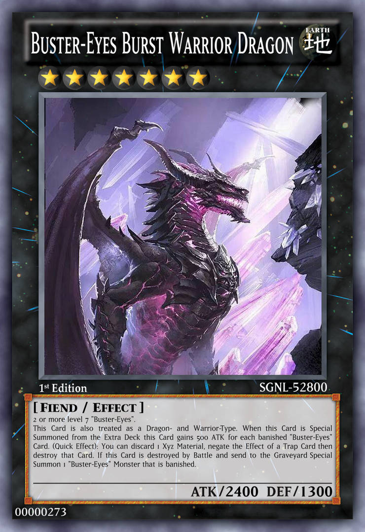 Buster-Eyes Burst Warrior Dragon by SupGamer-NL on DeviantArt
