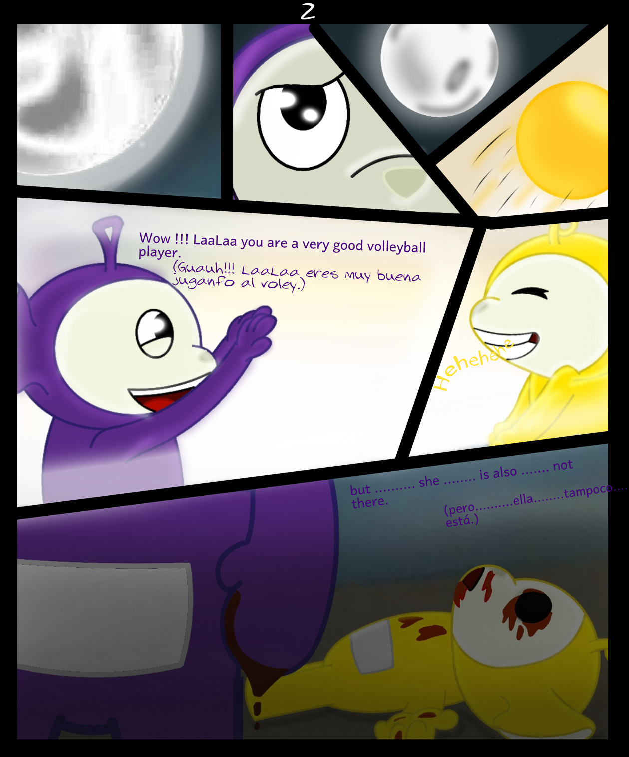 slendytubbies 3 - ep 2 - Purple_hair｜Comics - ART street