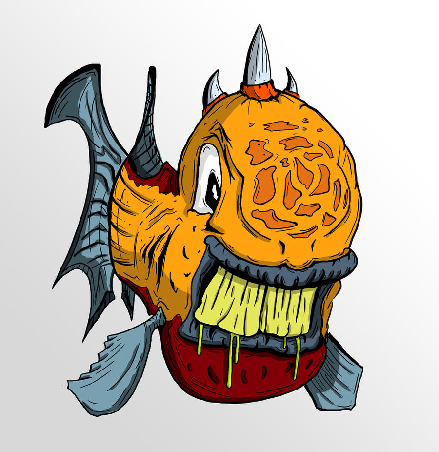 Angsty Fish Angry Fish by robbyphills on DeviantArt