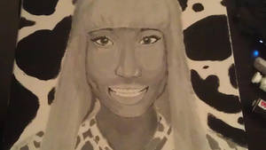 Nicki Minaj First time painting