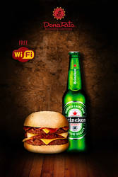 Sandwich Heineken and Wifi - Dona Rita