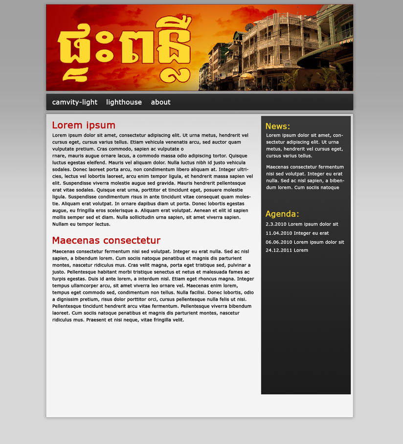 Sample Website Backdraft website draft by balle89 on DeviantArt