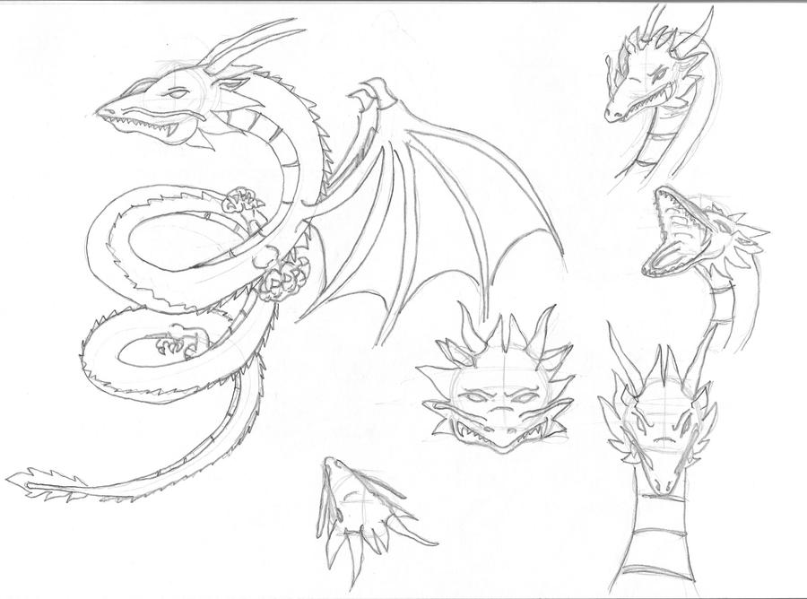 dragon design 3 by victoryap on DeviantArt