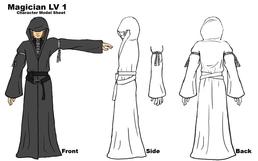 Magick Model magician model sheet by victoryap on DeviantArt