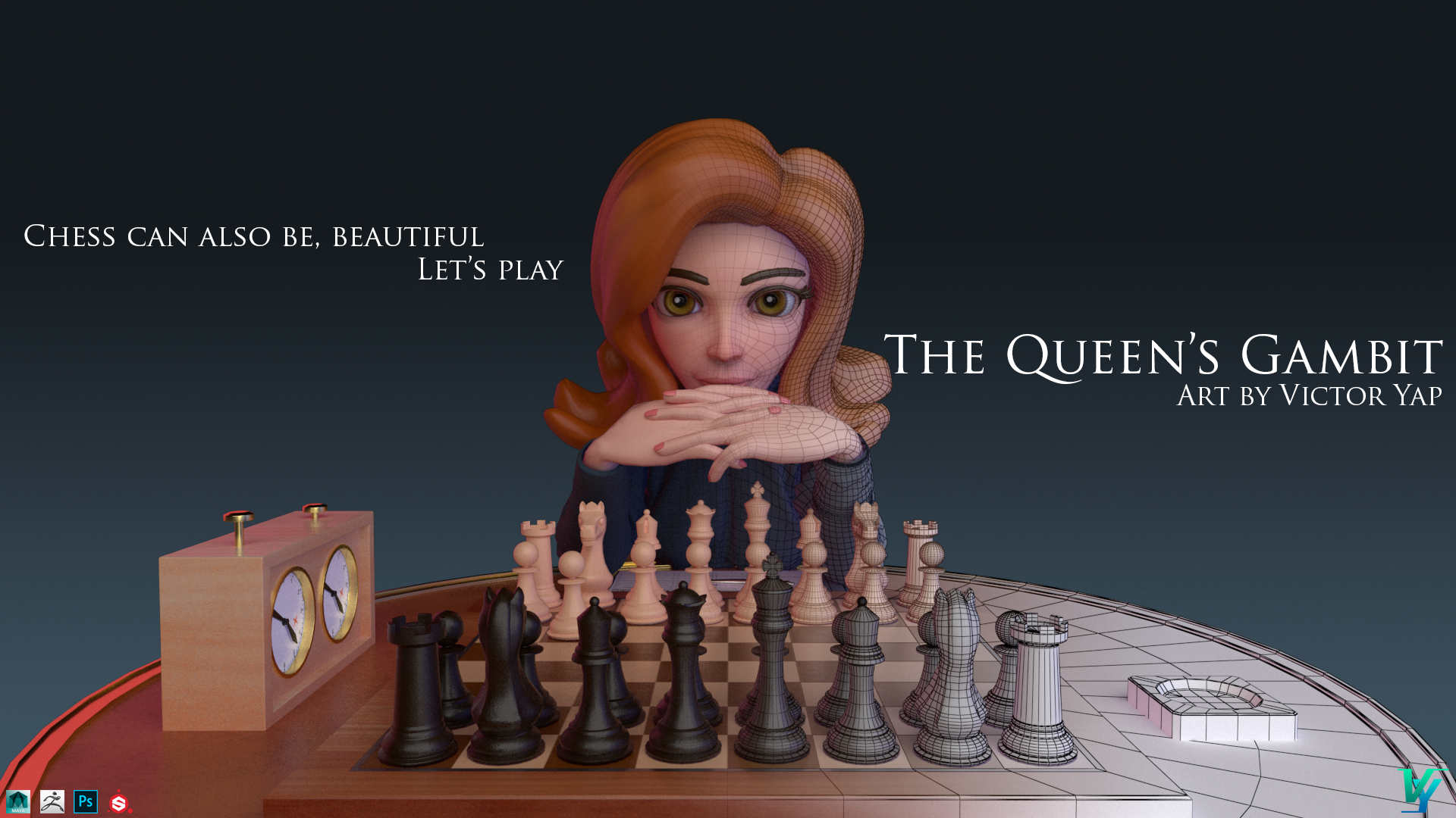 The Queen's Gambit Plays a Beautiful Game