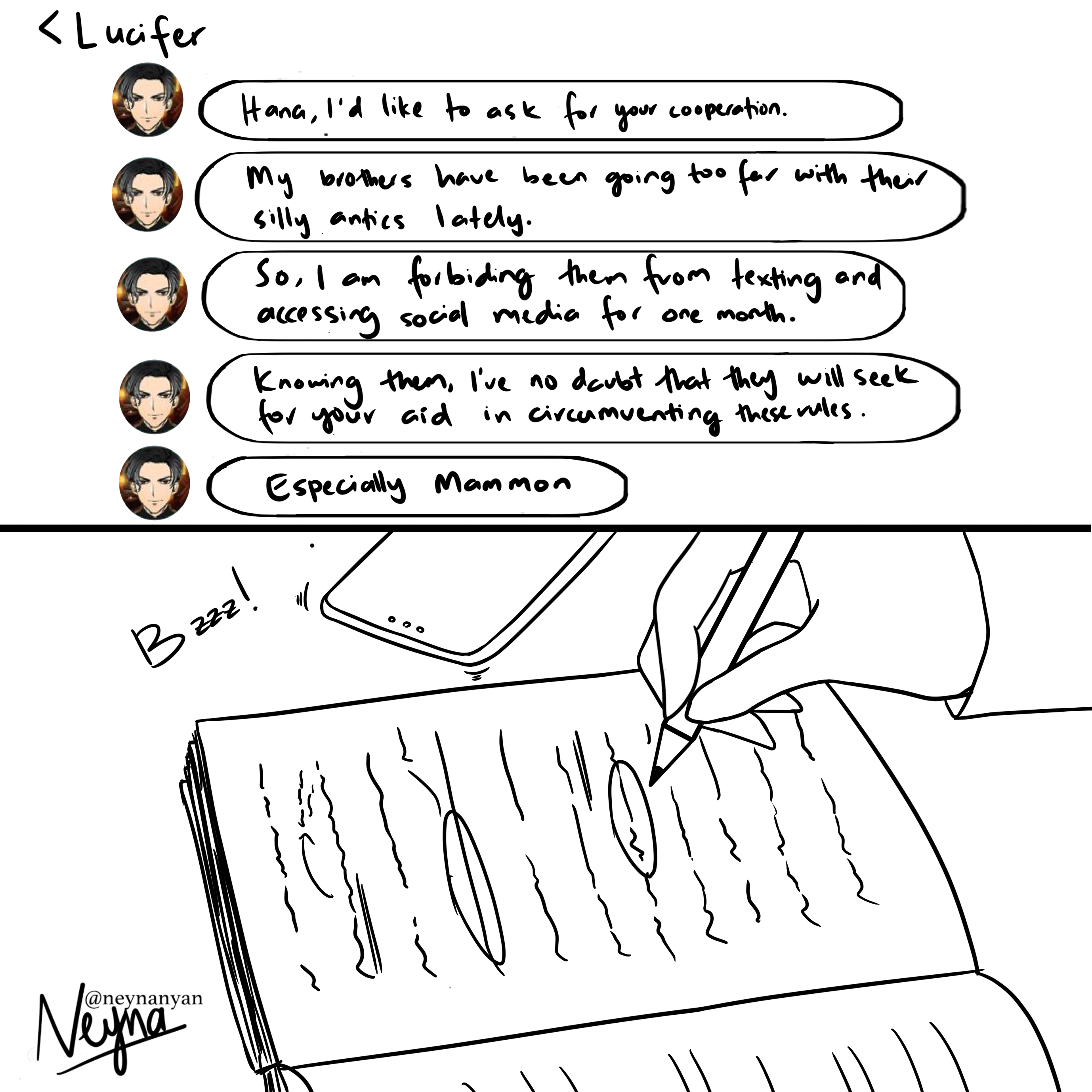 Obey Me The Texting Ban Mini Comic 1 By Fuyuonna On Deviantart Obey Me The Texting Ban Mini Comic 1 By Fuyuonna On Deviantart