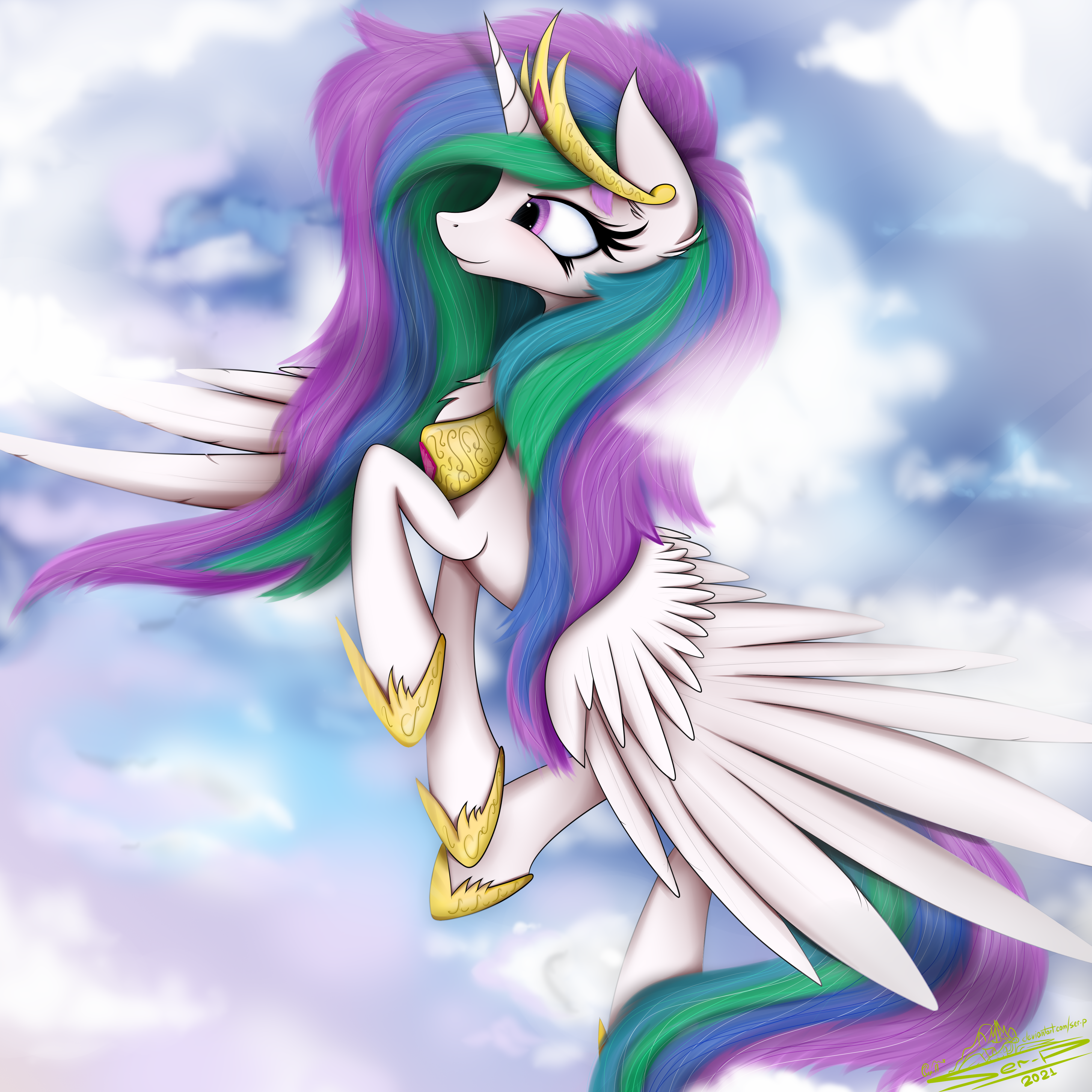 Princess Celestia by A1r2i3e4l5 on DeviantArt